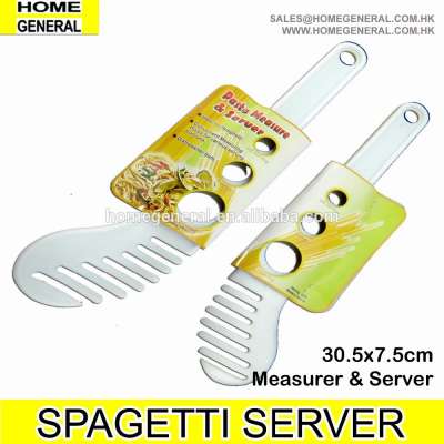 PLASTIC PASTA SERVER, PLASTIC PASTA MEASURER, PASTA UTENSILES, PASTA FORK, PLASTIC NOODLE MEASURER, NOODLE SERVER, 2016 HK